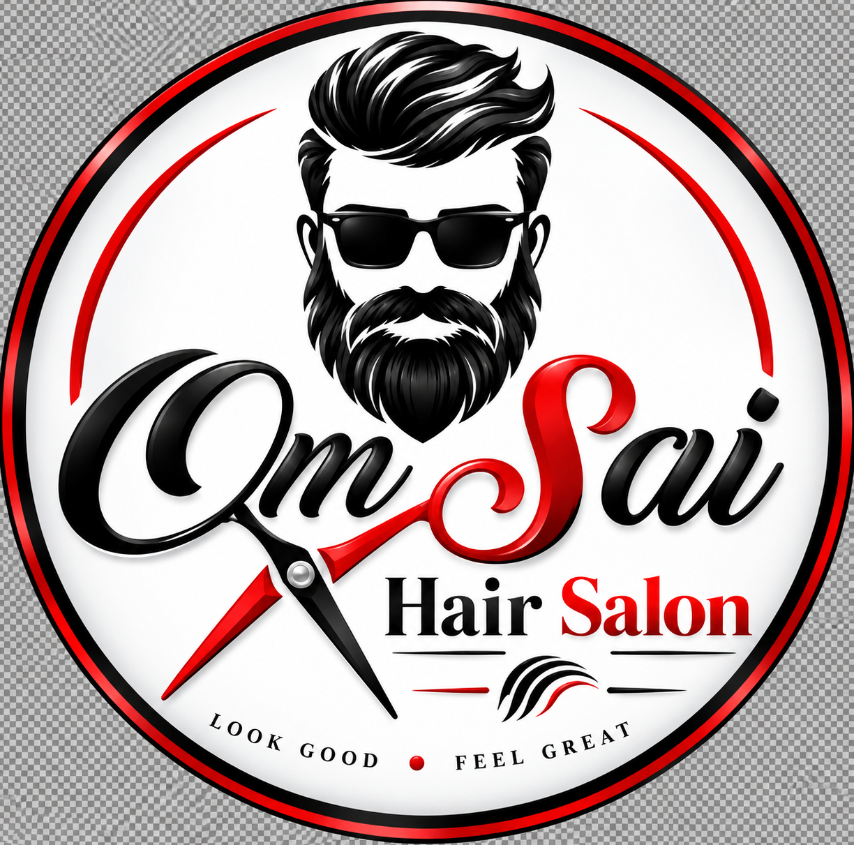 Om Sai Hair Salon logo