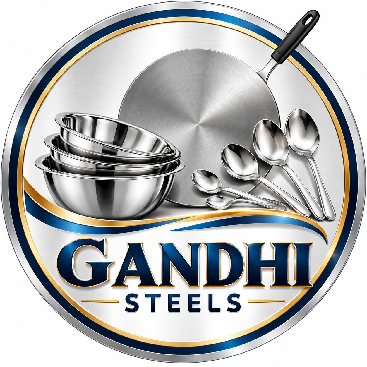 Gandhi Steels logo